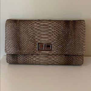 Authentic Snakeskin clutch